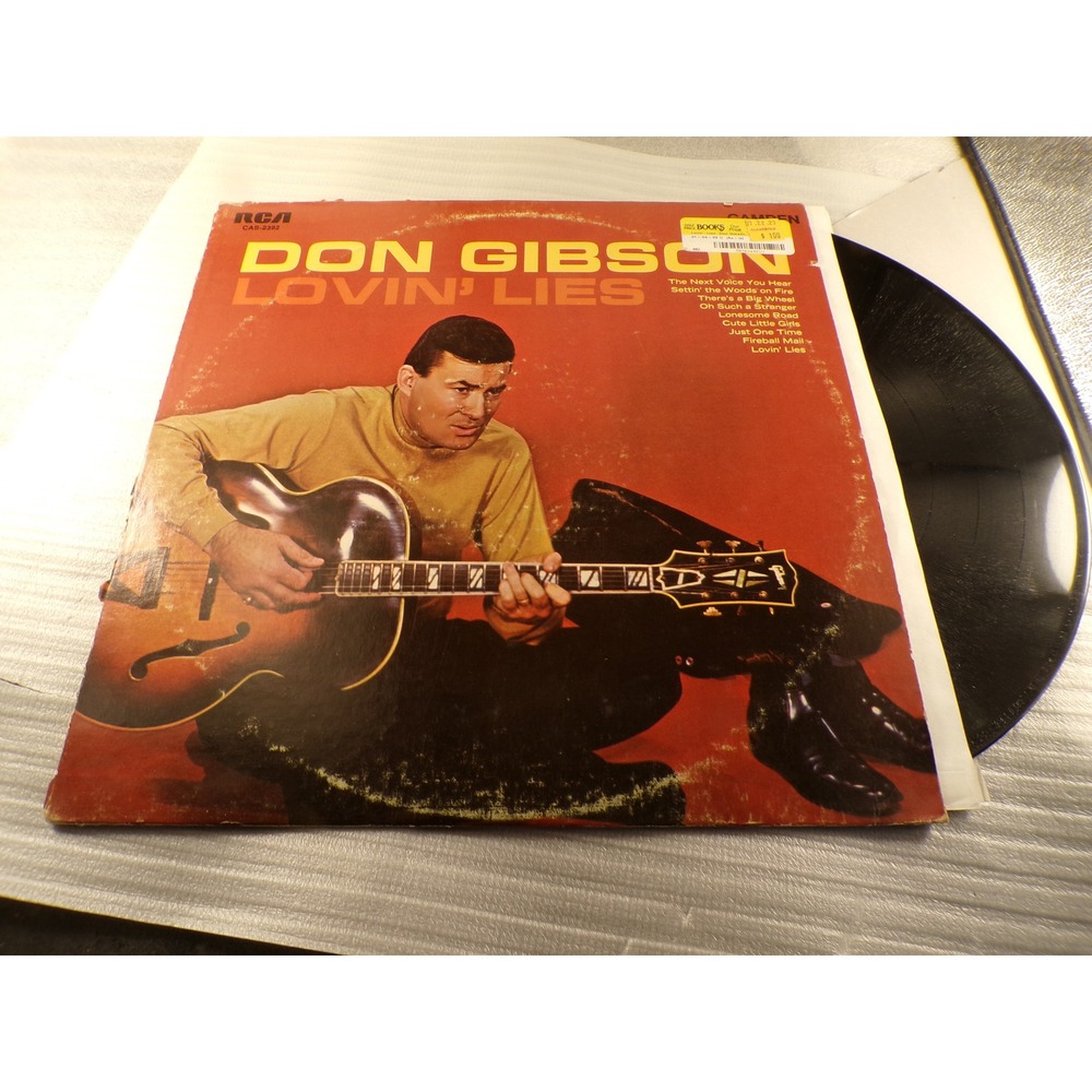 Don Gibson Lovin' Lies Vinyl LP RCA Camden CAS-2392 Country Nashville Sound 1970